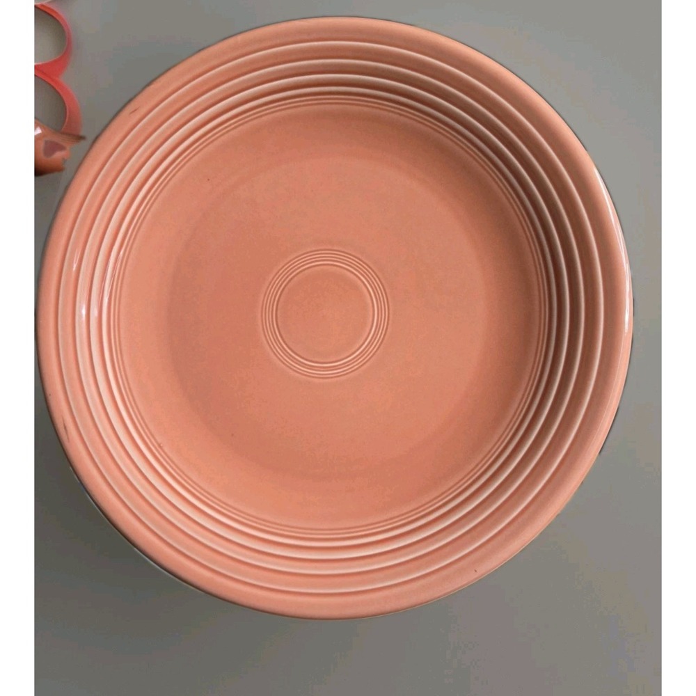 Fiesta Persimmon 12" Round Chop Plate Platter Homer Laughlin HLC USA Retired